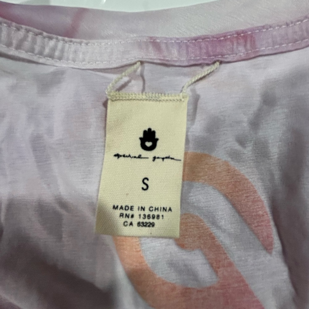 Peloton Pink Tie-Dye Women's Top - Picture 3 of 5